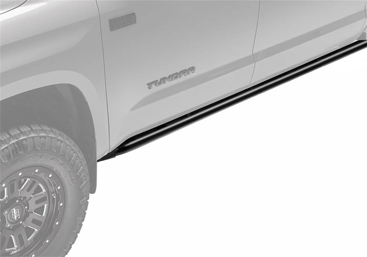 with | Toyota | Rkr N-Fab | by Compatible Black T074Rkrccr SRW Tundra 2007-2021 RealTruck Crewmax Rails All Textured Beds, Gas