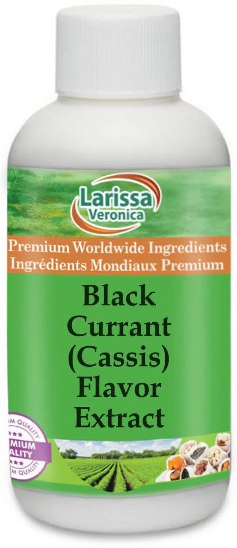 Veronica Larissa Extract, Currant Black 527414) (Black Currant 4 Zin: Flavor 3-Pack, (Cassis) oz, (Cassis),