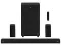 Wireless Wireless 5.1.2 HDMI Inputs, Speakers, Dolby eArc, Remote Soundbar Monoprice Bluetooth, Satellite Atmos Subwoofer with Toslink, Coax, & SB-600