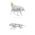 2x Decoration Shape Animal Decanter Novelty