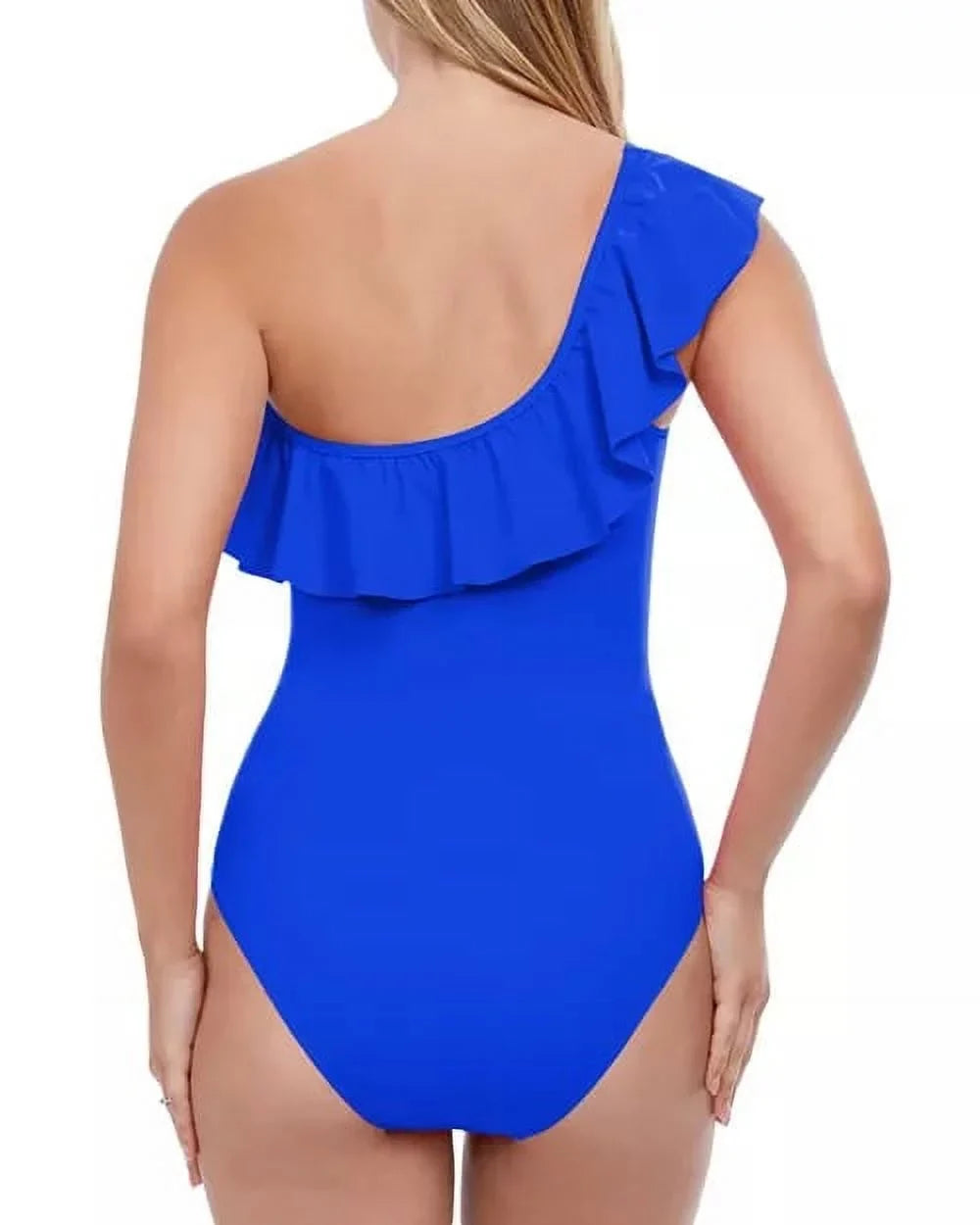 by One-Shoulder Ruffled COBALT 10 US Swimsuit, Frutti Tutti Gottex Profile