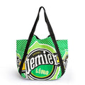 100 Pockets Canvas ABH-04047 Green & Eco Bag - Shoulder Tote Cotton Multiple Bag Percent Shopper Pemier Lime