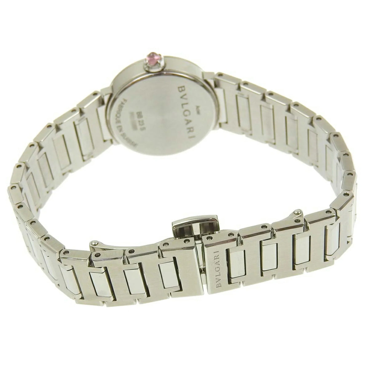 of Shell New) Pre-Owned Dial Mother Diamond (Like Pearl BVLGARI BB23S Bulgari Battery Watch 103095 12P
