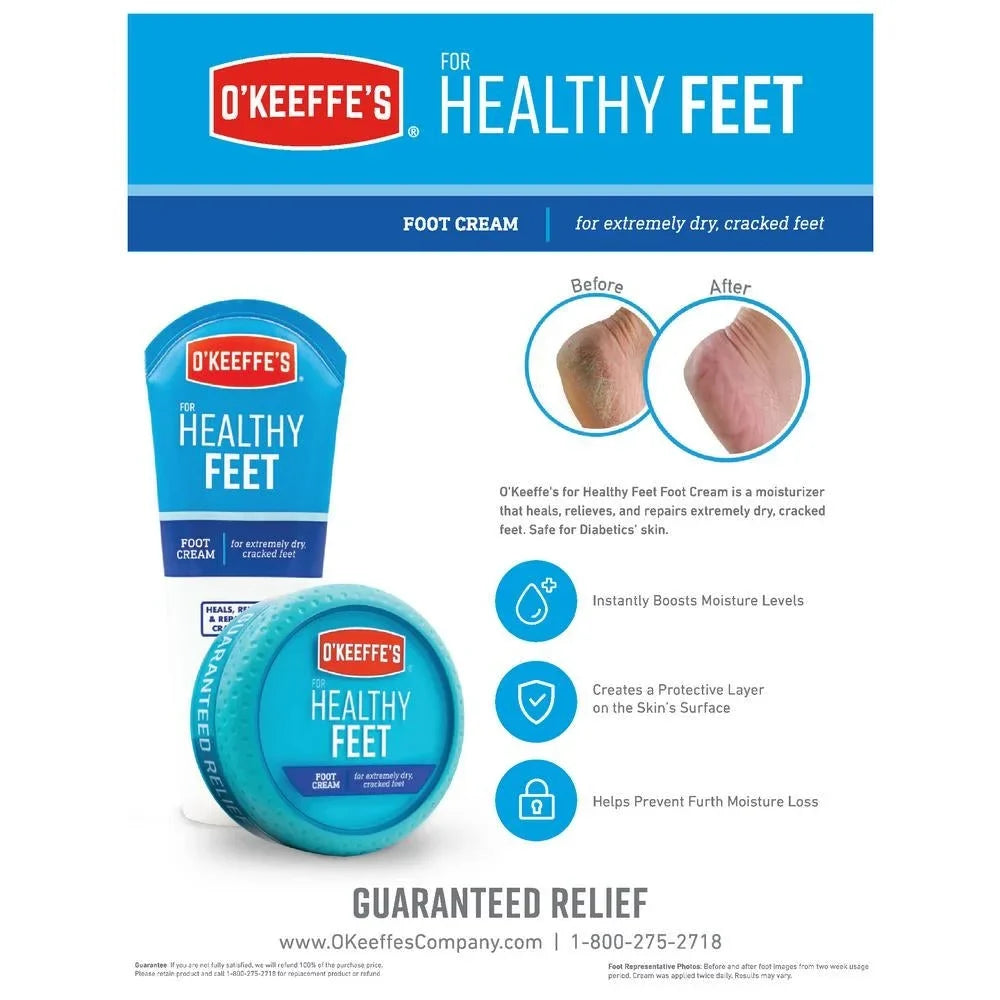 Healthy Feet 3oz. Cream (5-Pack) Foot