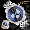 Men Waterproof Watch Stainless De Hombre Relojes Quartz Luminous Bracelet Steel