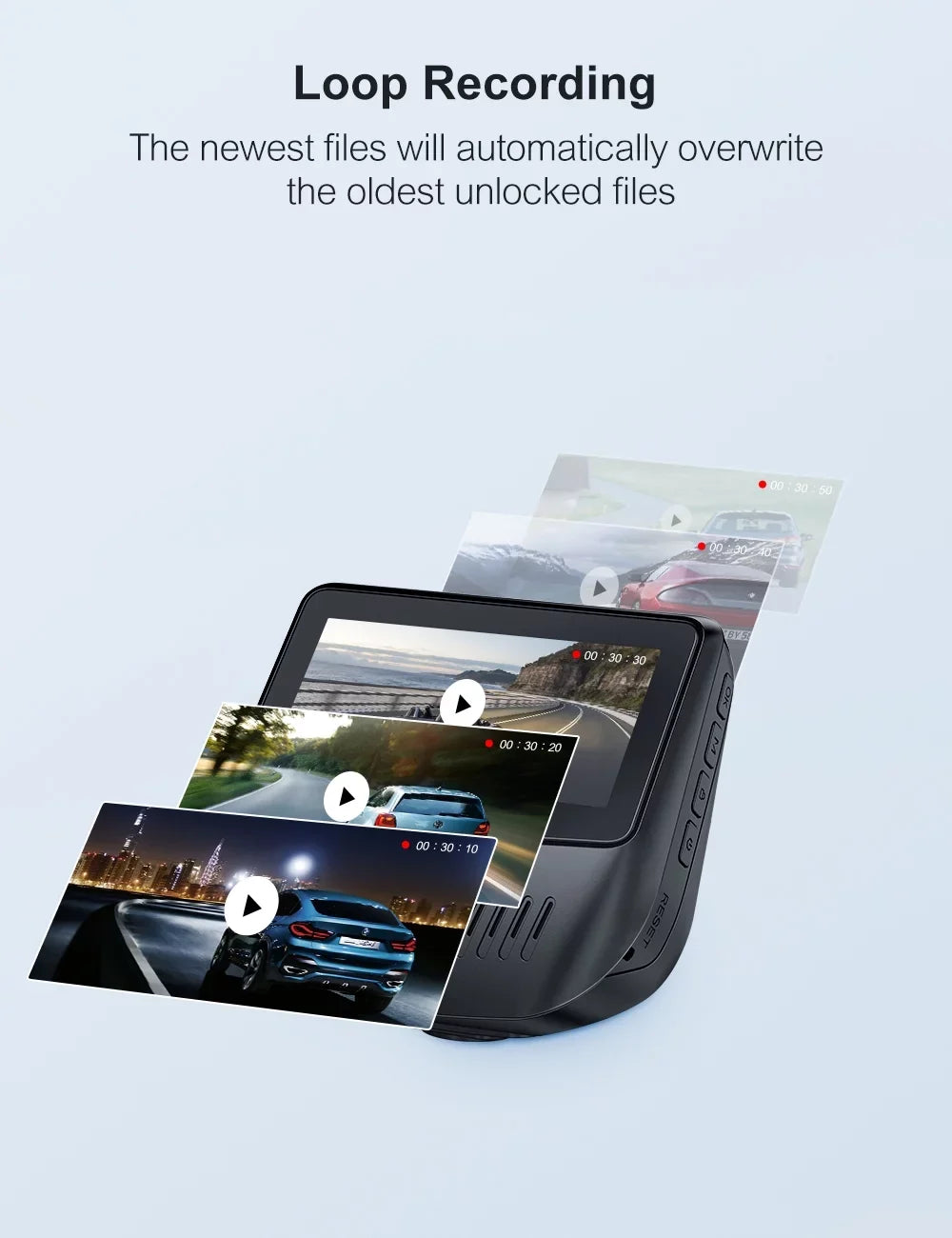 3” 1080P,External Cam,Front Max,Black Supported, Sensor,32GB Rear Dual and GPS Crosstour Car Dash Camera