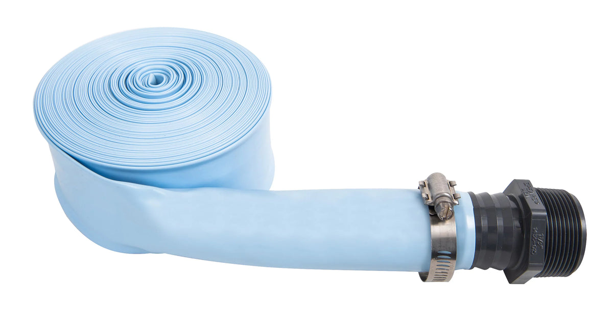 Pool - Swimming long ft Discharge Hose 100 Backwash 2"