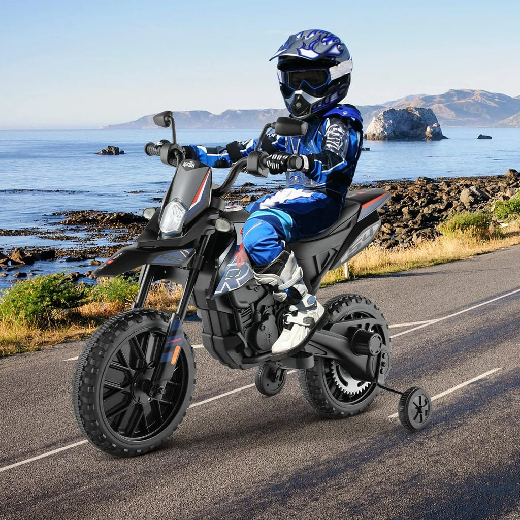 Power, with Headlights Battery Electric Blue Kids LED 12V Color Motorcycle Foxhouse1 Ride-on -