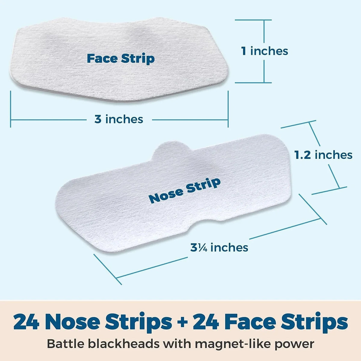 Deep Pack, Cleansers Facial MEDca Combo 48 Pore Cleansing Strips Sensitive Strips