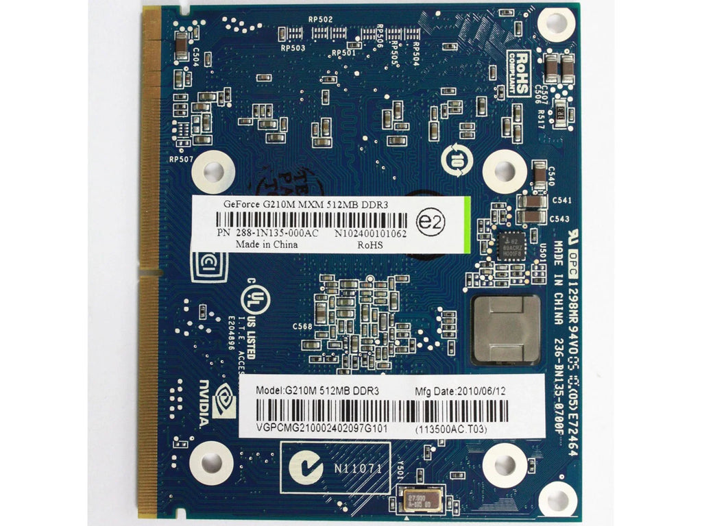 NVIDIA Graphic MB G210M DDR3 Video GeForce 512 64-bit Card 1500MHz VG.PCMG2.100