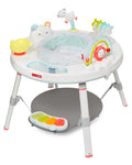 Silver Hop Play Functionality, Lining with 4mo+, 3-Stage Baby Activity Center: Cloud Center Grow-with-Me Skip Interactive