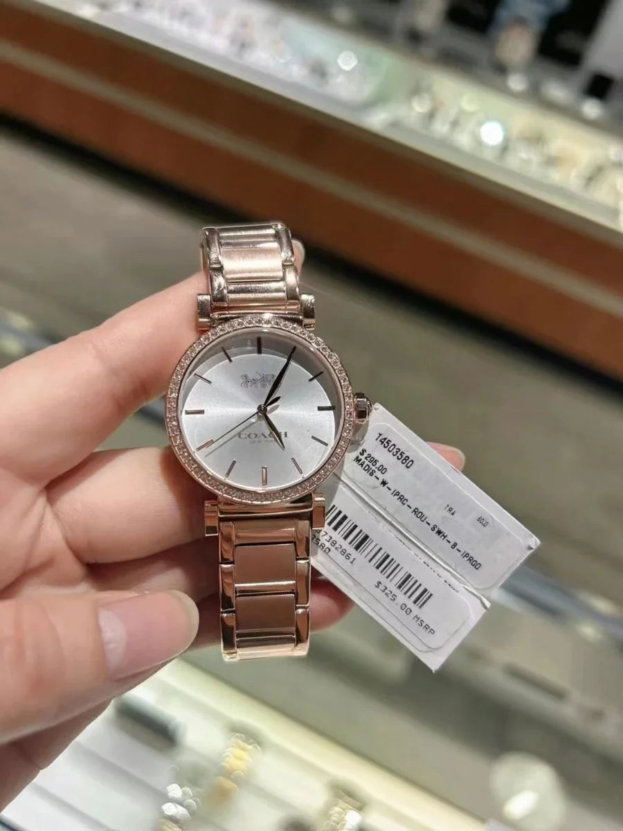 Gold 14503580 Watch Band Rose Madison Coach