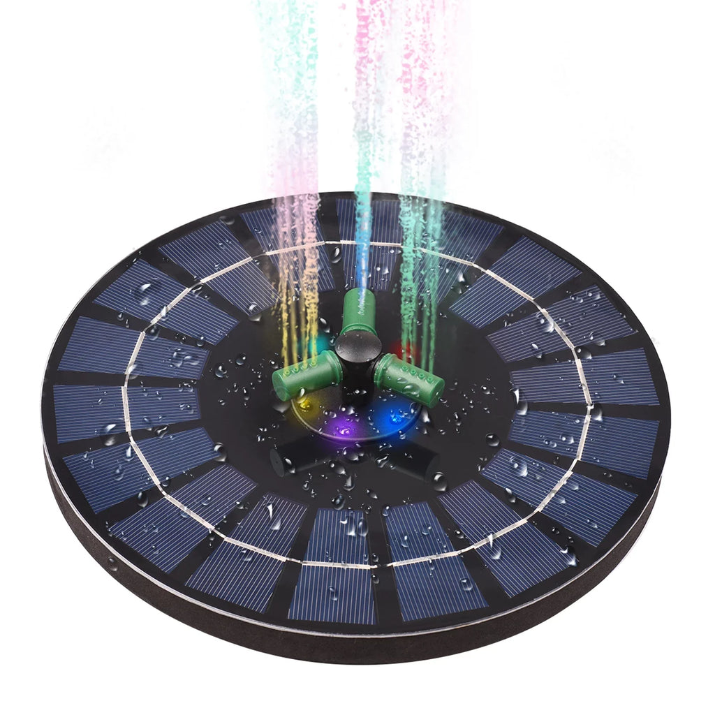 Pump 6w Inch With Nozzle Nozzle Solar Inch liquid Off Battery Led Off Battery Pump Rotatable Qisuo 9 9 9 With Auto-shut Off Auto-shut Yaliya liquid fountain,Led Solar Bath Auto-shut With Solar
