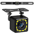 Night Cars,SUV,Trucks,RV 12 Ultra Wide Angel More View Backup 140 Camera, Mount Reverse Vision,Waterproof and View for Multiple Universal Camera HD Car LED Brackets Camera (HD) Rear with