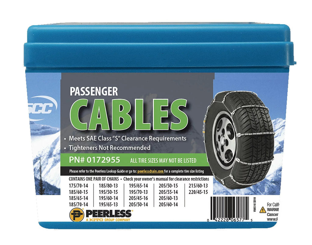 Peerless Tire Car Cables, #0172955 Chain Passenger