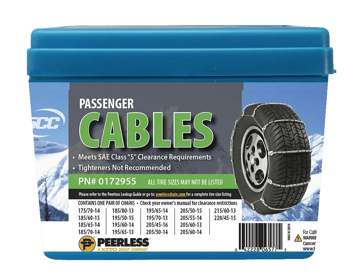 Peerless Tire Car Cables, #0172955 Chain Passenger