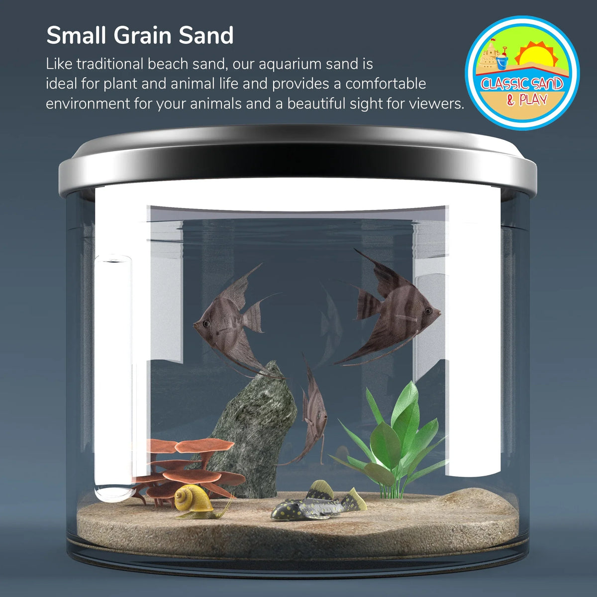 Aquarium & lb. 40 and Tanks, Freshwater for SAND Sand Yellow Natural CLASSIC PLAY Saltwater