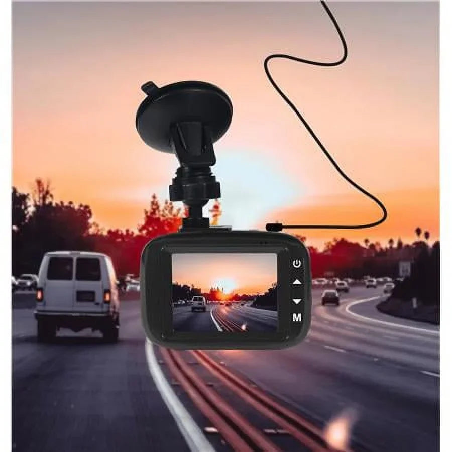 LCD Dash 2.2" Full Screen 12MP Cam, Black HD MNCD250