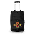 Softside Suitcase Cyclones Rolling Iowa Carry-On State MOJO 21" Black