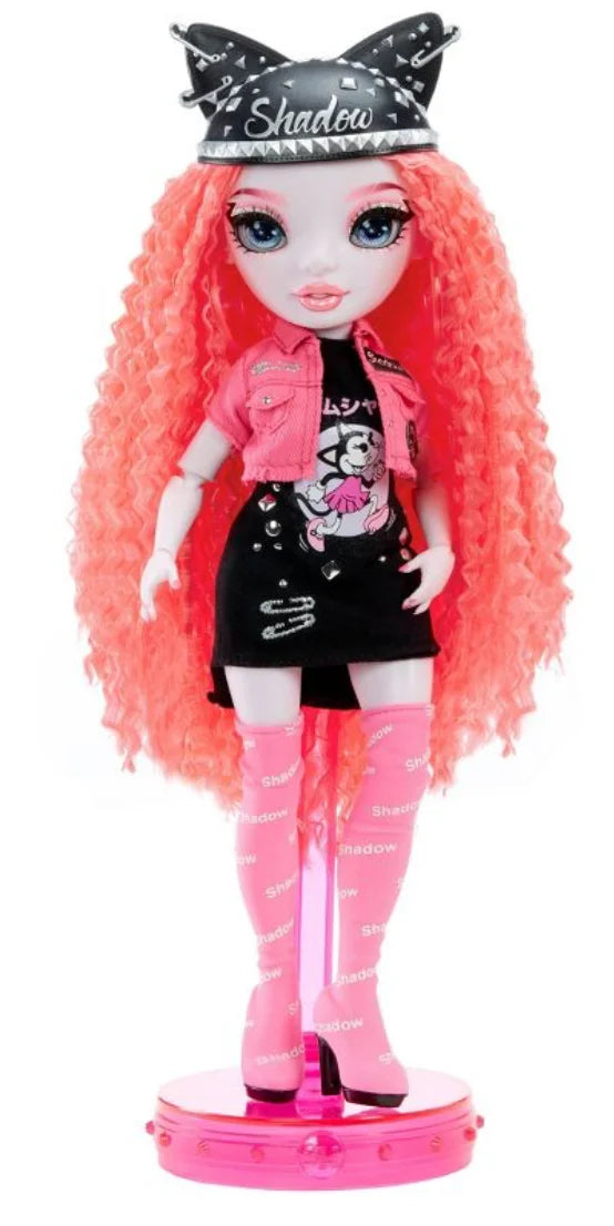 Years Gift Old Vision Designer Outfits High (Neon 2 Shadow-Mara Rock Mix Neon Band for Pinkett Collectors 6-12 Doll. Accessories & & Great Match Kids Fashion Pink) Rainbow Shadow Playset,
