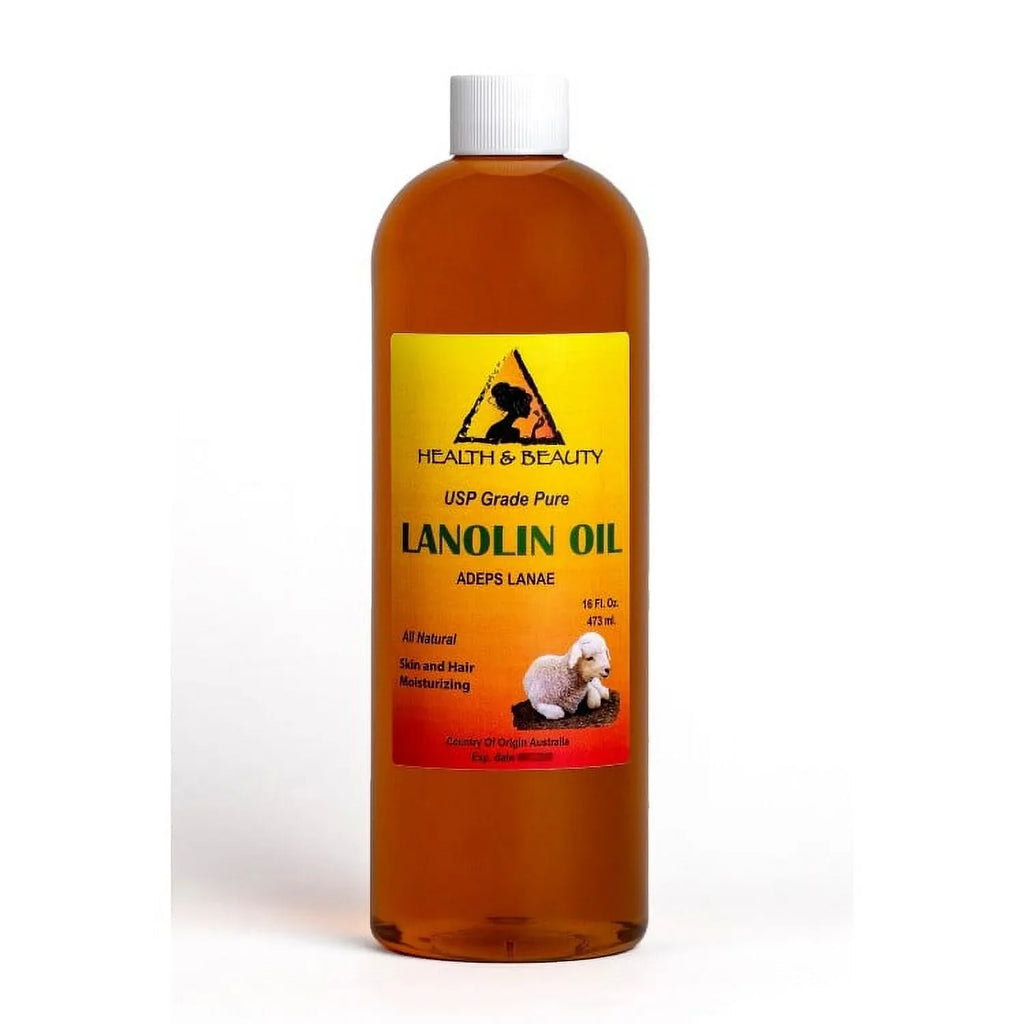 PHARMACEUTICAL LIPS SKIN OIL 100% LANOLIN GRADE MOISTURIZING USP 32 PURE OZ HAIR