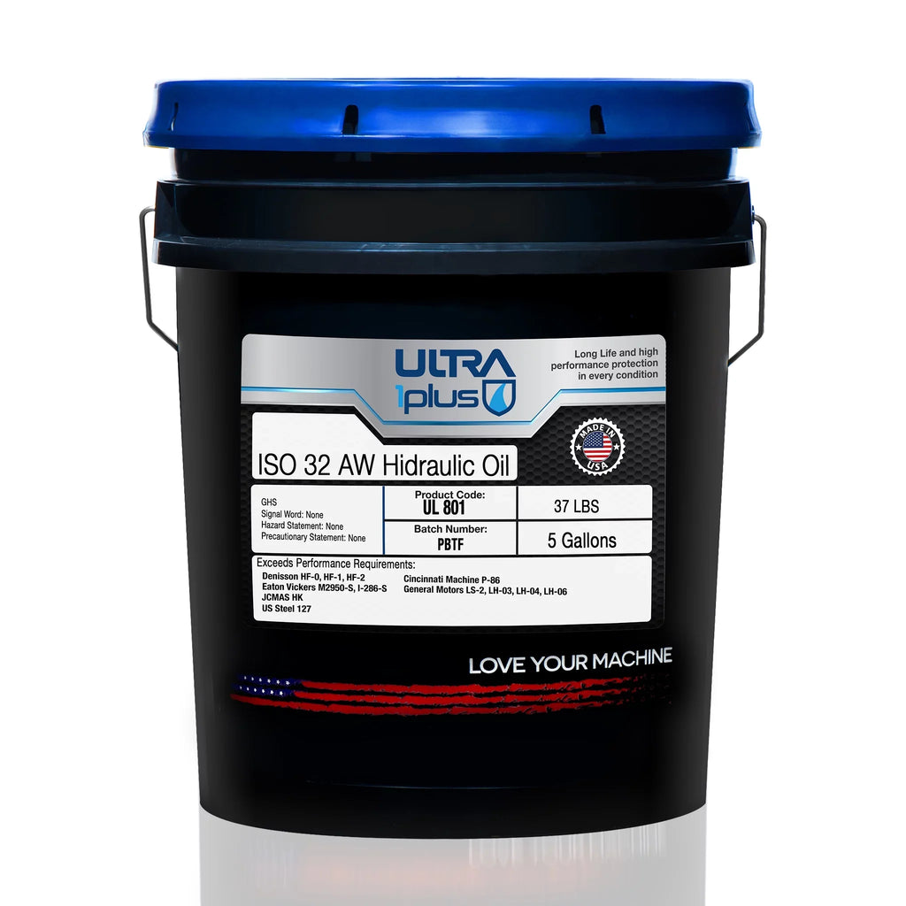 ISO Pail) 32 Hydraulic Ultra1Plus Gallon Oil (5 Conventional AW