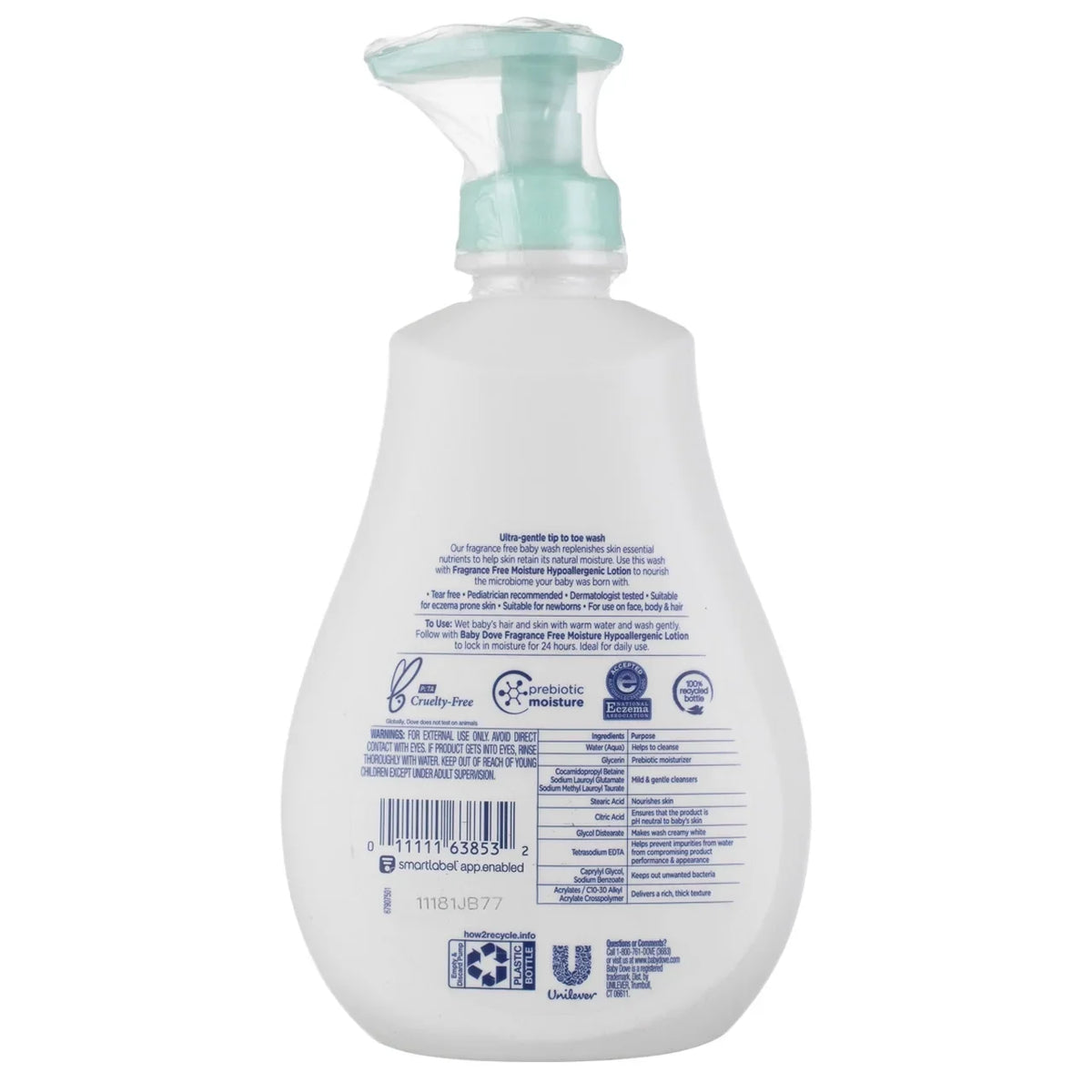 Tip Dove 13 Sensitive To Pack Toe Body 6 Wash, Baby Oz, Moisture,