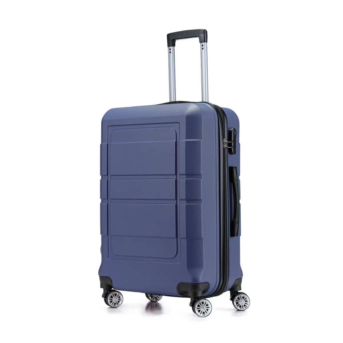 Double Suitcase Durable PC+ABS Expandable Wheels Luggage TSA GOWELL Lock Blue Sets
