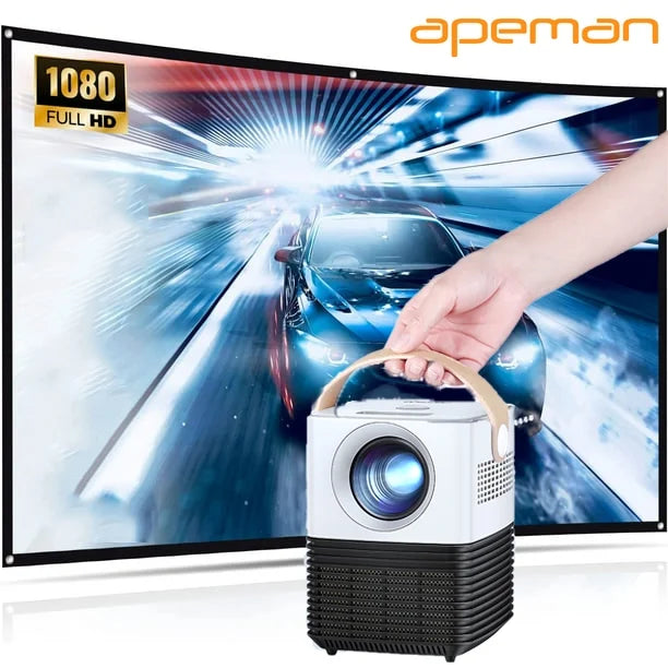 Support Theater ,LCD Screen, Projector APEMAN inch Portable LC450 Mini 1080P,120 50000Hrs Home