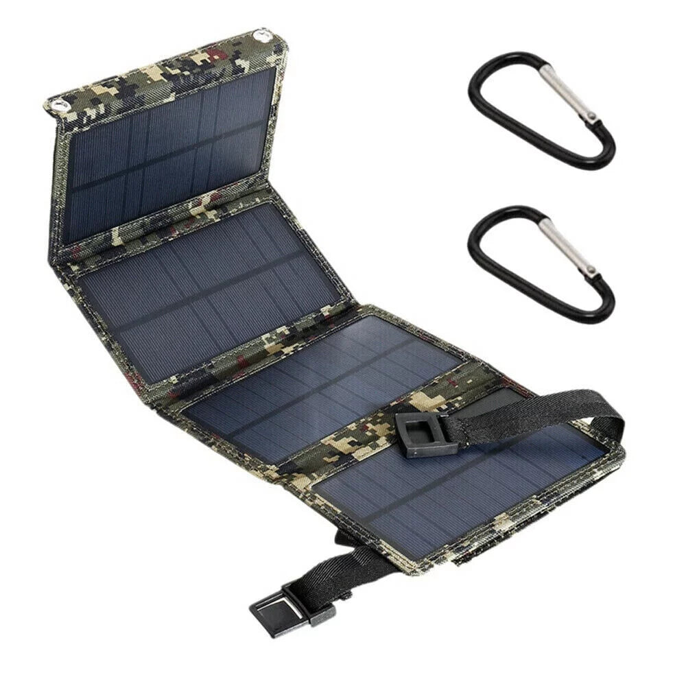 Folding Hiking Camping Panel USB Power Charger Bank Paddsun exterior Phone Solar 80W