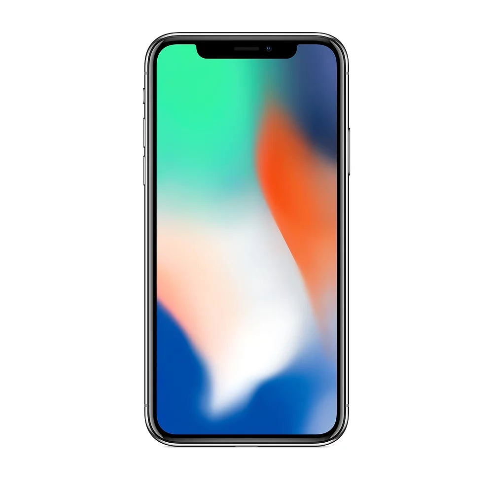 AT&T T-Mobile) Restored ( Fully 256GB Unlocked Smartphone Verizon (Refurbished) + Silver iPhone + X