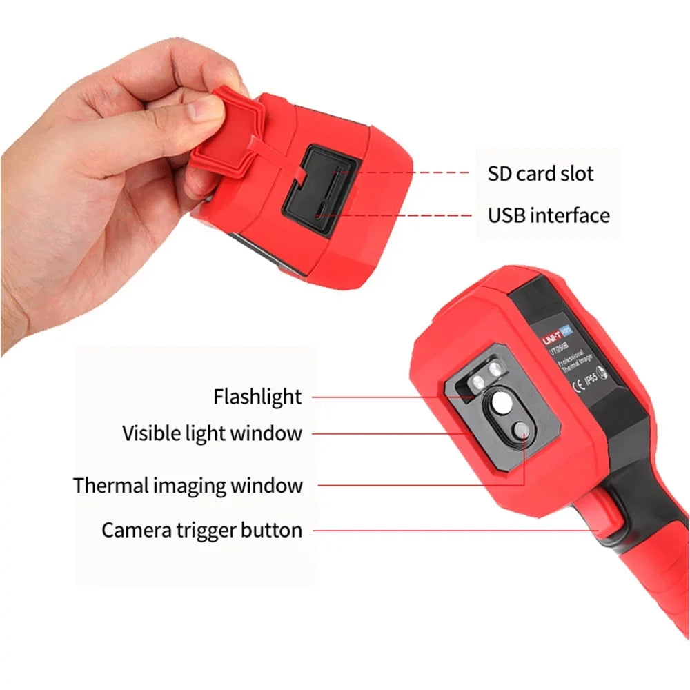 Daakro Handheld Imager UTi260B Camera Thermal Infrared IR Thermometer Imaging UNI-T