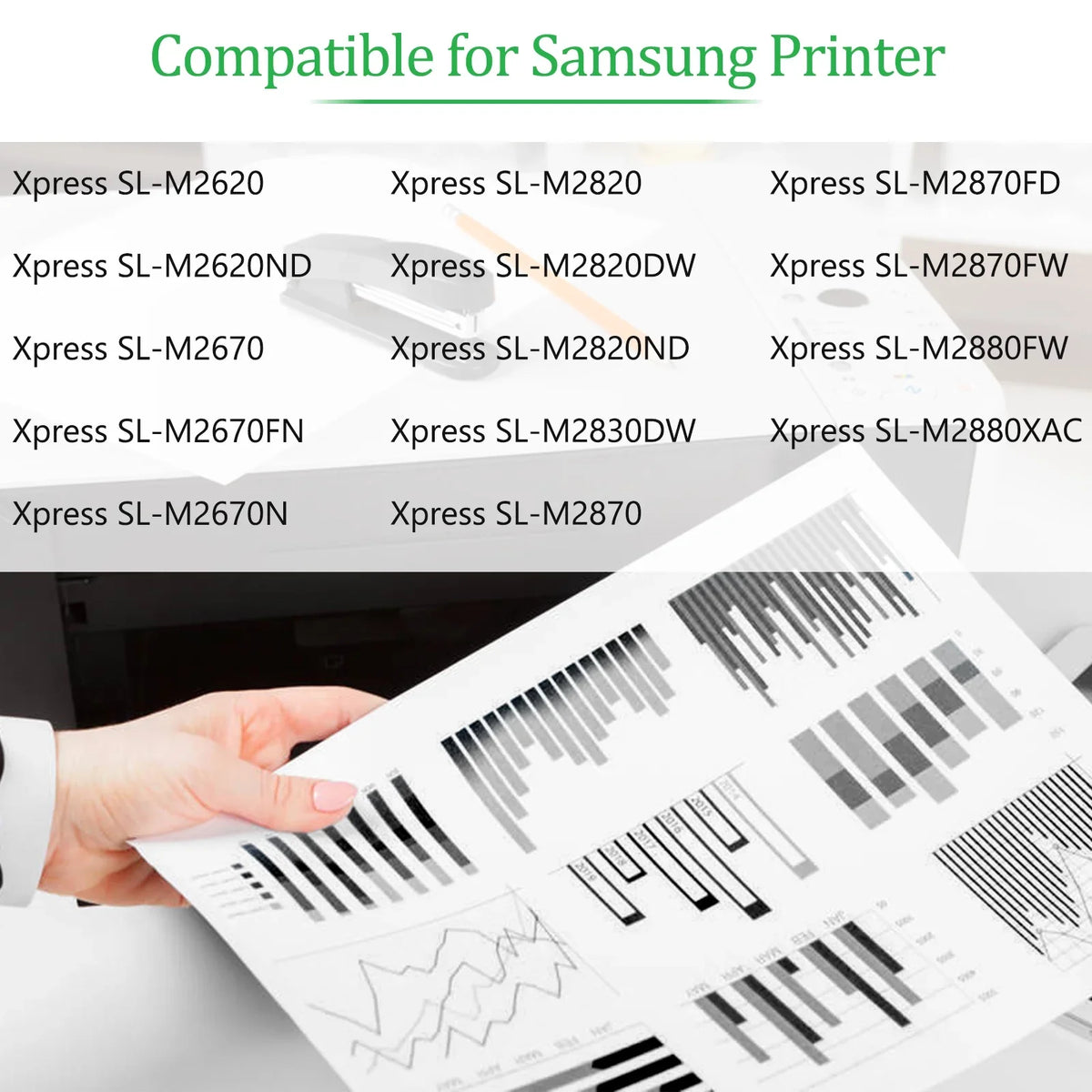 Xpress Cartridge Replacement M2670 SL-M2880FW Printer SL-M2820DW GREENCYCLE M2870 for MLT-D115L M2820 Pack Laser SL-M2870FW Compatible Toner D115L 4 Black