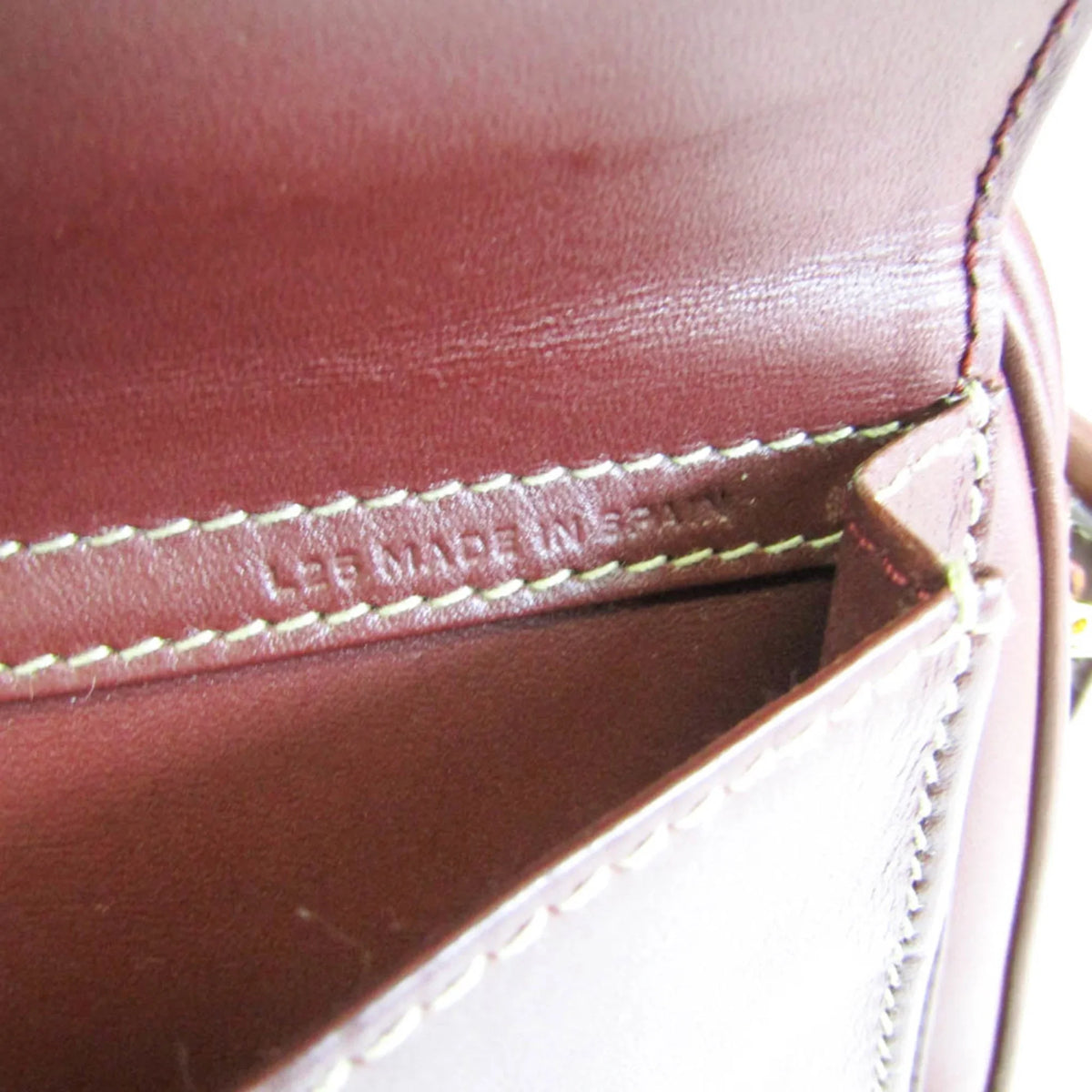 Women's Bag Must Pre-Owned Leather (Good) Shoulder Cartier Bordeaux