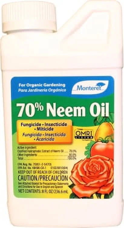 Neem 8oz Concentrate, Monterey 70% Oil