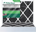 (6-Pack) Odor Pleated 8 Activated Air HVAC with Filters 20x22x1 Eliminator Filterbuy AC Carbon Furnace MERV