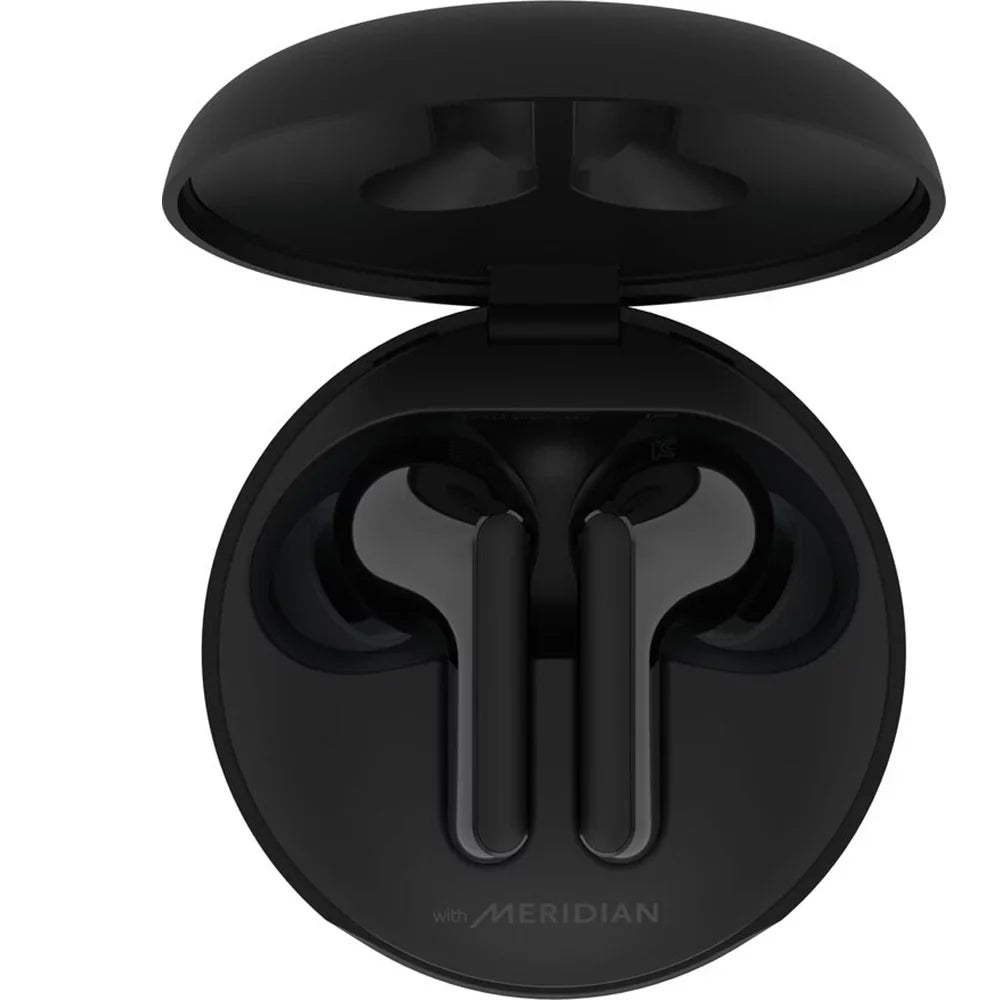 Compatible, Earbuds Free Bluetooth and TONE Noise Wireless Microphone Dual Office, Android Charging FN5W Meridian Reduction, with Open Wireless Sound, Work/Home - Box True for iPhone LG Black
