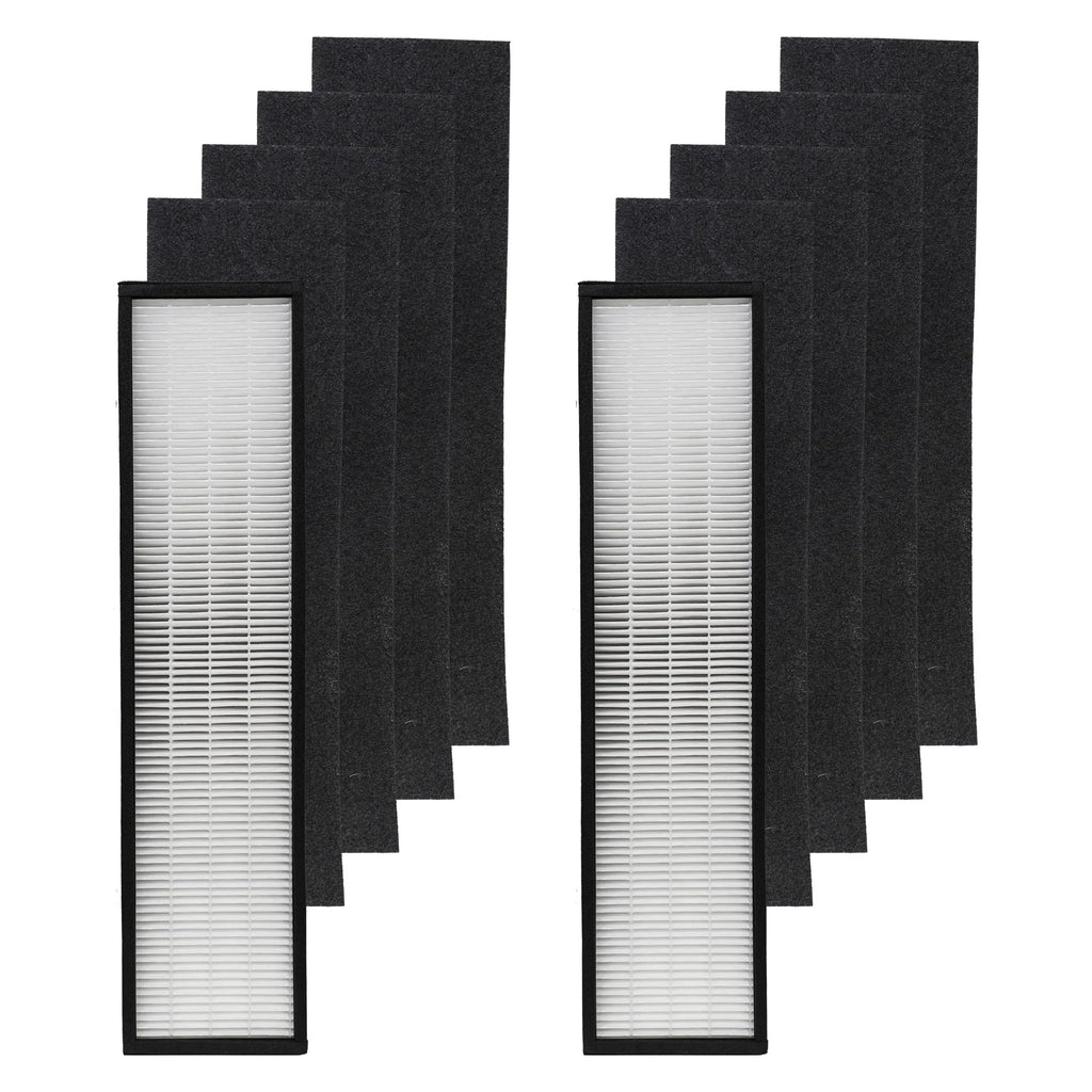 and FLT5000 4 Pack Carbon dimension - – 2 Carbon Filter HEPA Filter Purifier Compatible Replacement GermGuardian with Filter-Monster 8 HEPA Filter Set, with C Air Pre-Filters