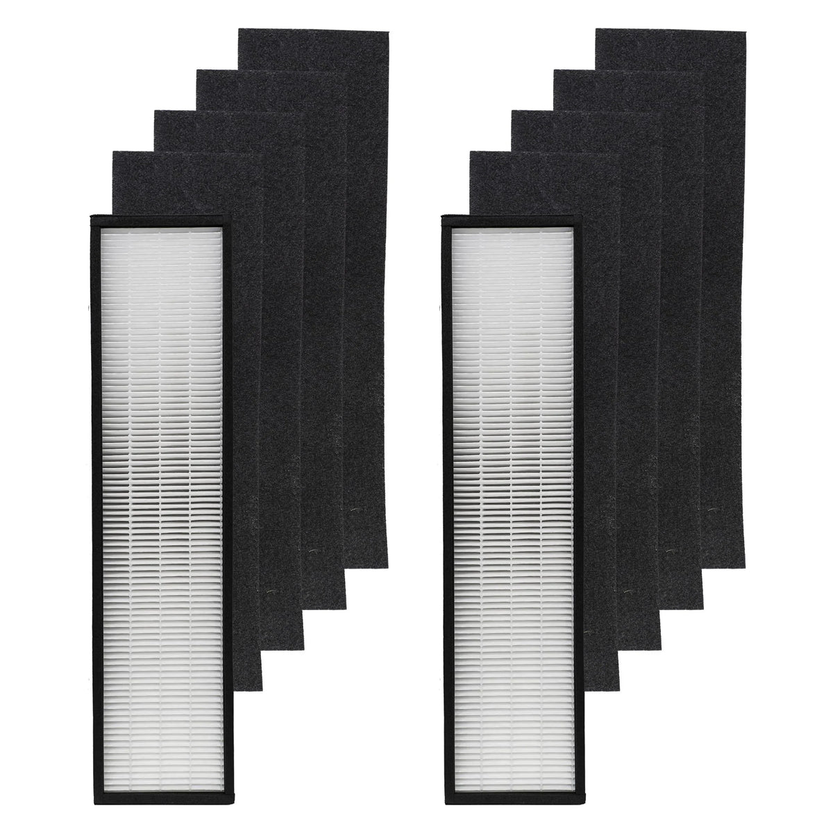 and FLT5000 4 Pack Carbon dimension - – 2 Carbon Filter HEPA Filter Purifier Compatible Replacement GermGuardian with Filter-Monster 8 HEPA Filter Set, with C Air Pre-Filters