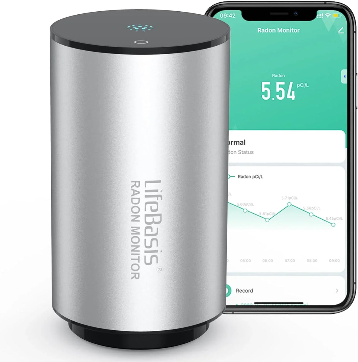 Radon Home Fast Detector Capture Monitor Fluctuating Basis of Life Radon Smart Levels for