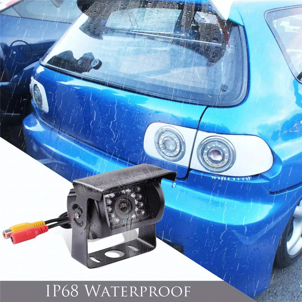 RV 18 12V/24V for parking TFT Monitor LED cable Truck Vision+32 reverse feet LCD Night Car IR 7inch with camera Bus Van Car system