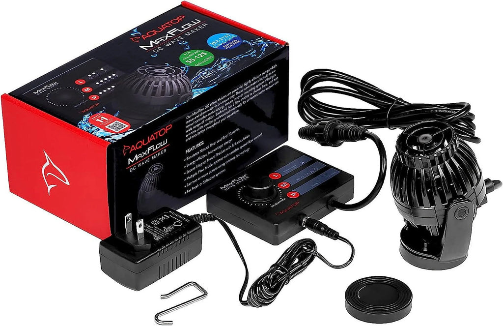 liquid Or Connect DC Aquarium Pump – Wavemaker More Pump, 55-125 Maxflow Tanks, GPH Fits Controller, 2 For Gallon & 2,113 Salt Aquariums, Safe MWV-2000 Units, Wirelessly With