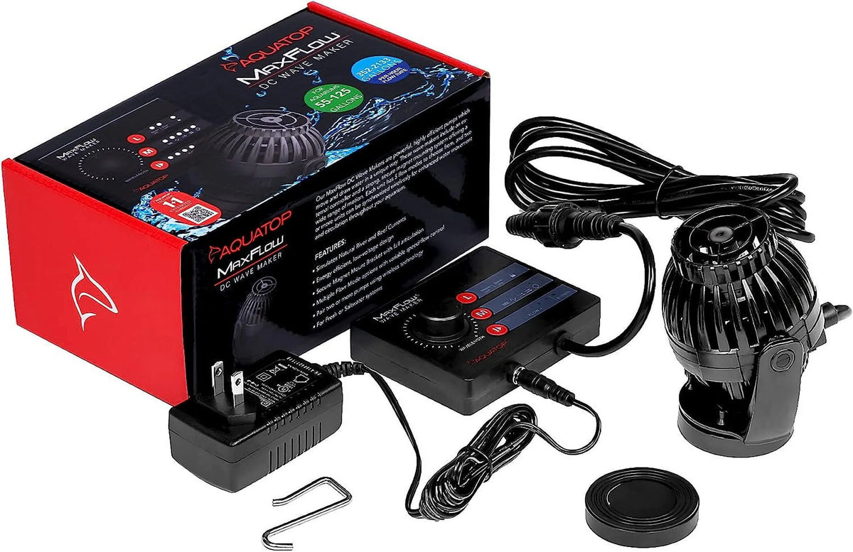 liquid Or Connect DC Aquarium Pump – Wavemaker More Pump, 55-125 Maxflow Tanks, GPH Fits Controller, 2 For Gallon & 2,113 Salt Aquariums, Safe MWV-2000 Units, Wirelessly With