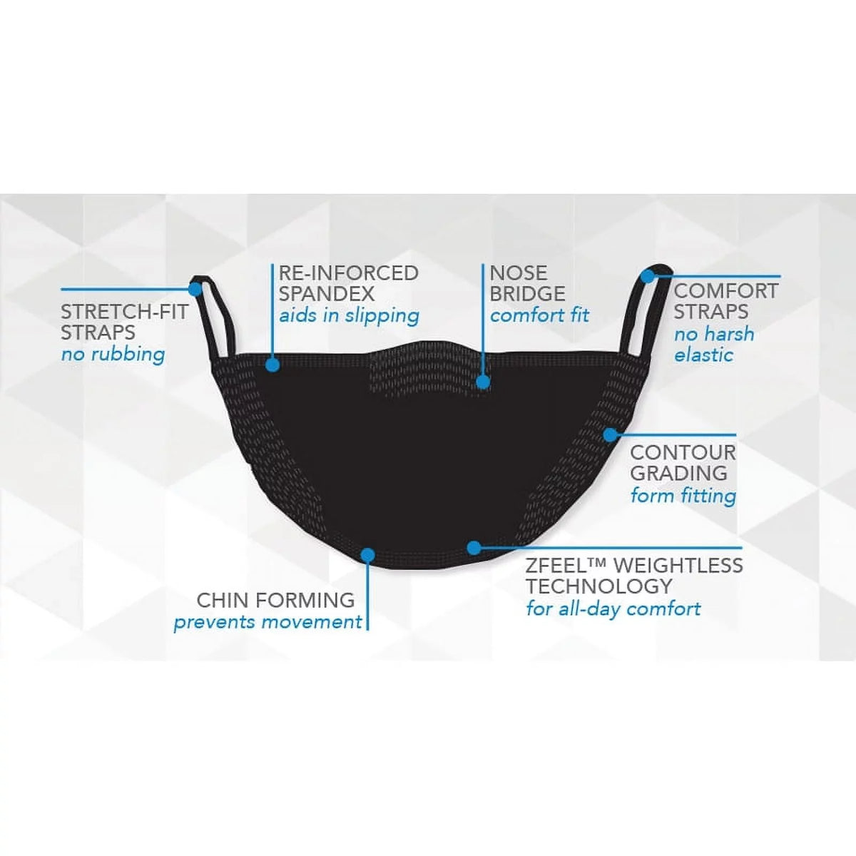 Unisex Mask dimension One Weightless Face
