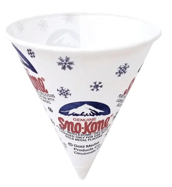 Quantity Snow Medal of 5000-Count 1 1060 - Cone Sno-Kone Cups Gold