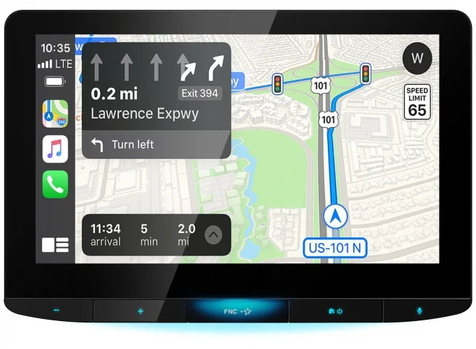 Wireless JVC Carplay HD Receiver+Dash KW-Z1000W Car 10.1" Cam Monitor