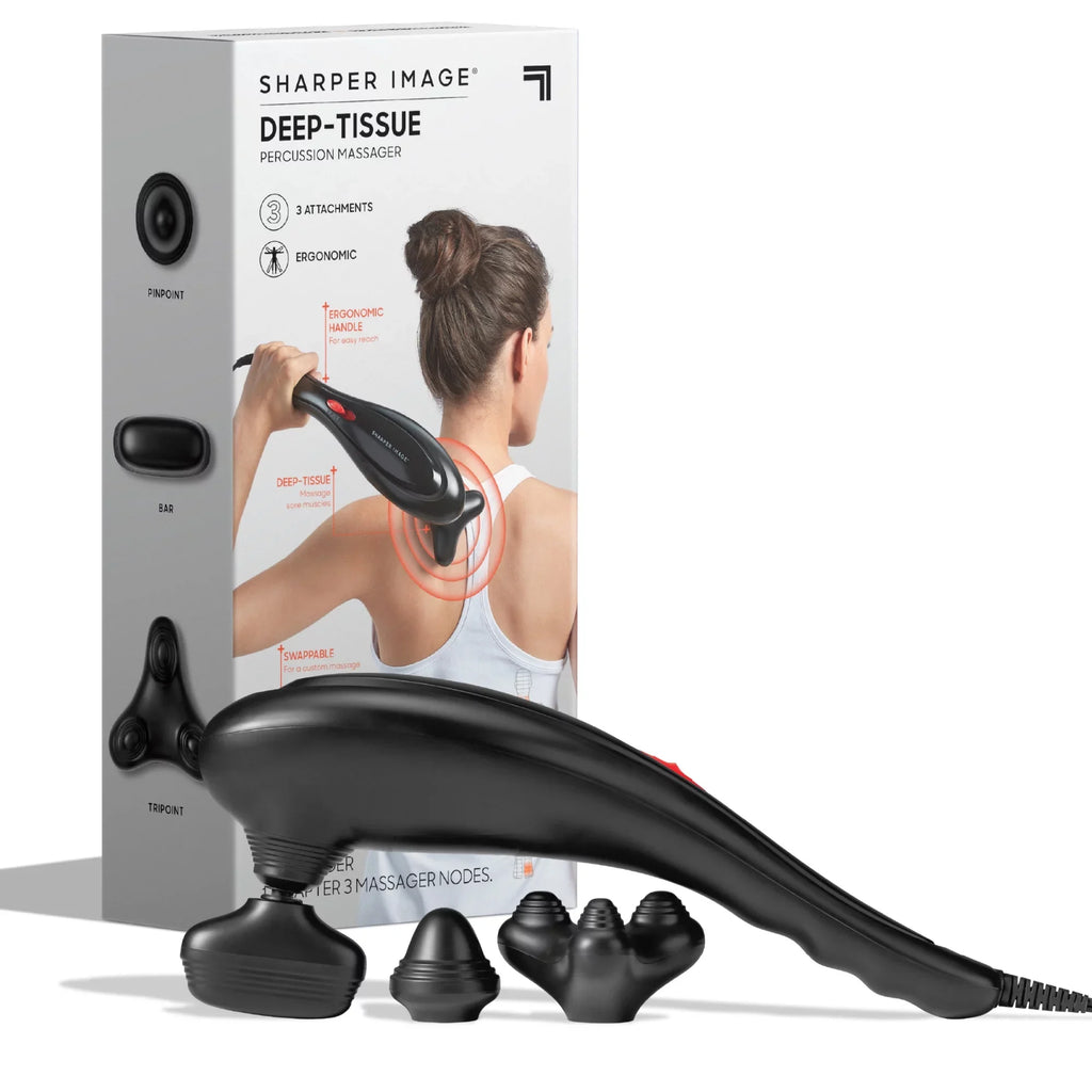 and and with Kneading Interchangeable Back Relaxation and with Sensation, Massage Heads, Soothing Personal Nodes for Heat, Neck Sharper Swappable Massager Image® Calming Deep-Tissue