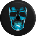 Grinning Camera 32 Cover Skull Glowing 3D 2019 RV Tire Almost 2018 Blue Backup JL Jeep Wrangler Spare for Cracked Inch