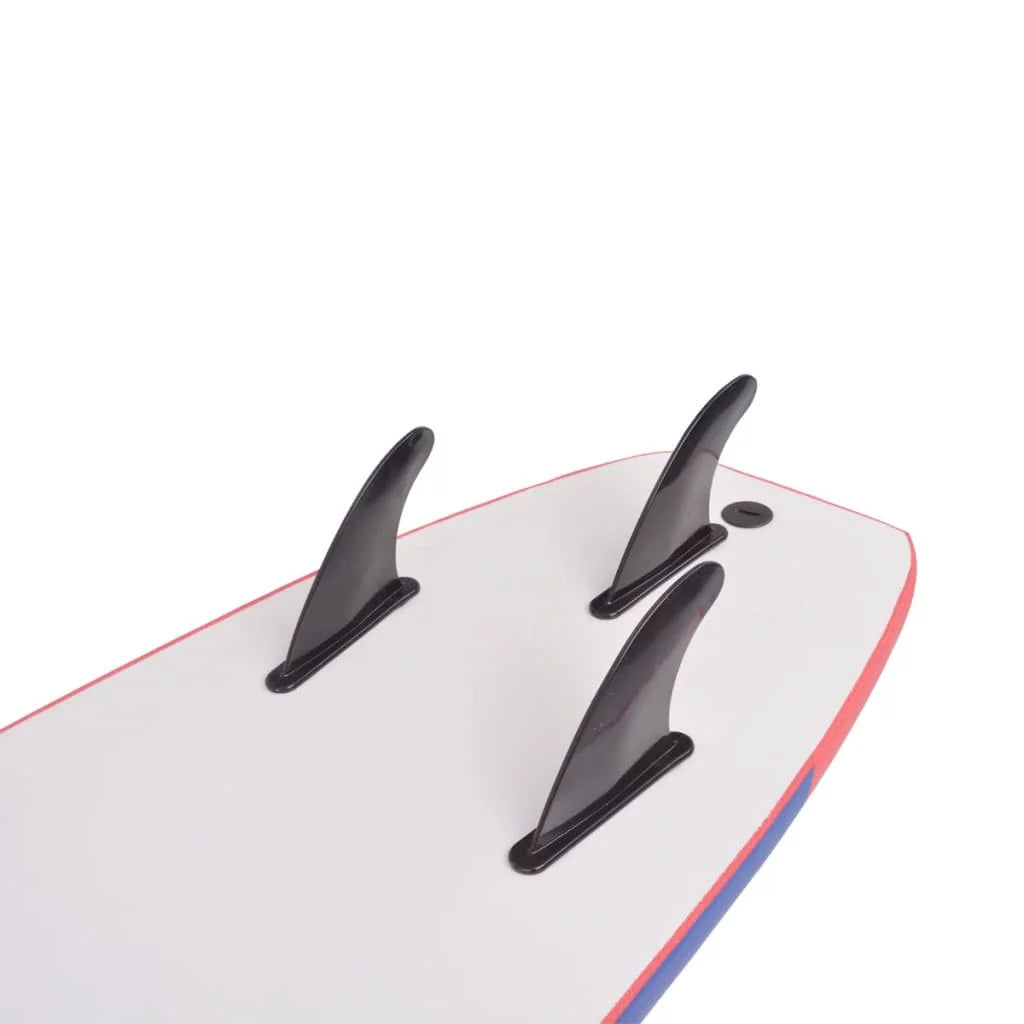 Buyweek 66.9" and Blue Red Surfboard