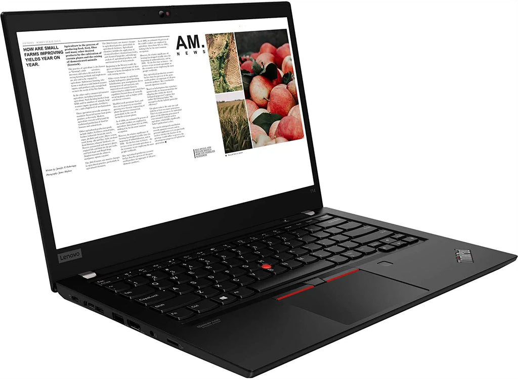 10 4, (Intel Wi-Fi T14 KB, RAM, ThinkPad 24GB Thunderbolt Fingerprint, Windows SSD, 6, Backlit i5-1135G7, Laptop, Pro Business 1TB IPS PCIe UHD x 4-Core Graphics) 2 Webcam, FHD 14"